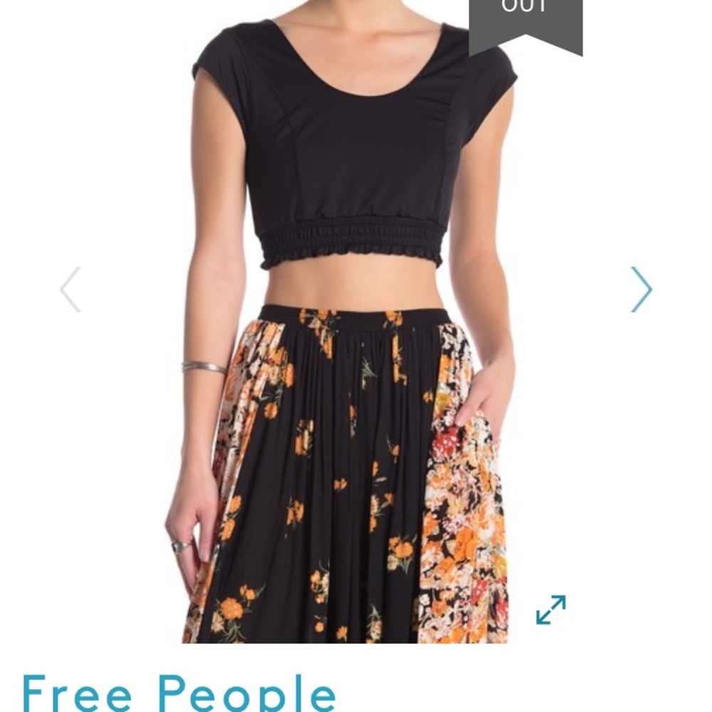 Free people starlight crop workout tank